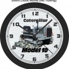 Caterpillar Model 10 Bulldozer Wall Clock-Free US Ship