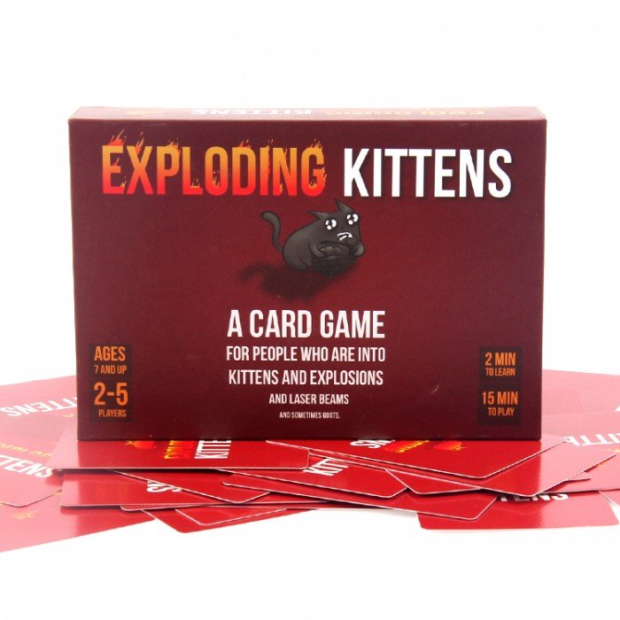 games like exploding kittens card game