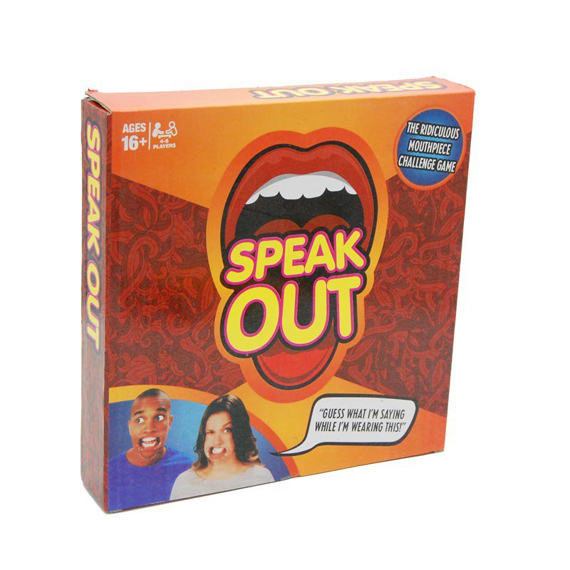 Speak Out Board Party Game Mouthpiece Challenge Family Game New in Sealed