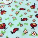 LADY BUGS BABY POLAR FLEECE BLANKET NEW CRIB GIFT LADYBUG HANDMADE
