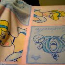 WALT DISNEY CINDERELLA  POLAR FLEECE BABY TODDLER  BLANKET NEW HANDMADE