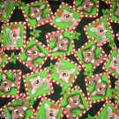 CHRISTMAS RUDOLPH POLAR FLEECE BABY CRIB BLANKET NEW HANDMADE FREE SHIPPING