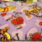 WINNIE POOH VALENTINE TIGGER BABY  POLAR FLEECE BLANKET NEW HANDMADE