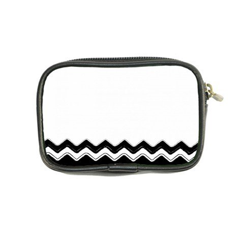 Chevrons Black Pattern Background Coin Purse
