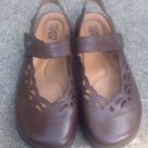 Women's Earth Shoes Kalso Technology 'Move' Brown Leather Mary Jane Flats 8.5B