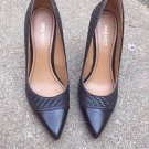 Nine West Gracefulo Black Woven Classic High Heels Pumps Size 9M EUC