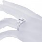 GIA H-SI1 18k White Gold Rounds Cut Diamond Engagement Ring Deco 1.90ctw