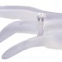 GIA G-VS2 18k Whtie Gold Cushion Cut Diamond Engagement Ring And Band 1.90ctw