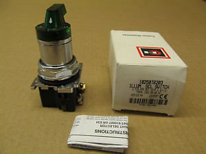 1 NIB CUTLER HAMMER 10250T6203 SELECTOR SWITCH GREEN KNOB STYLE 120V NEMA 4 3