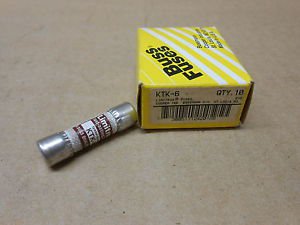 9 NIB COOPER BUSSMANN KTK-6 KTK6 LIMITRON FUSE
