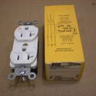 1 NIB HUBBELL CR5352IGW 20AMP DUPLEX RECEPTACLE WHITE