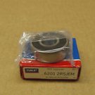 1 NIB SKF 6201-2RSJEM 62012RSJEM DEEP GROOVE BALL BEARING