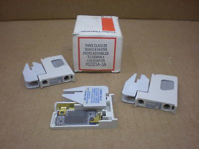 3 NIB CUTLER HAMMER H2003A-3A H2003A3A C306KAL1 HEATERS BOX OF 3