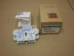 1 NIB CUTLER HAMMER C320KGS5 SIDE MOUNT AUXILIARY CONTACT 2 N.C. SERIES A2
