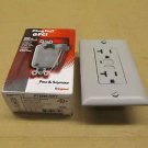 1 NIB PASS & SEYMOUR PT2095-GRY PT2095GRY PLUGTAIL GFCI RECEPTACLE 20AMP 125VAC
