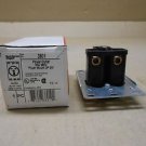 1 NIB PASS & SEYMOUR 3801 POWER OUTLET 30AMP 250V FLUSH MOUNT 2P 3W