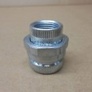 1 NEW APPLETON UNF50NR 1/2" STEEL CONDUIT UNION FEMALE FEMALE = UNF50S UNF105