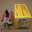 1 NIB HUBBELL 1557 HBL1557 SWITCH BROWN 20 AMP 277 VAC 2 CIRCUIT 20A 277V