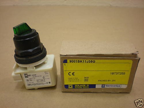 1 NIB SQUARE D 9001 SK11J35G SELECTOR SWITCH OPERATOR 9001SK11J35G