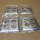 4 NIB PASS & SEYMOUR SS82 STAINLESS STEEL DUPLEX RECEPTACLE