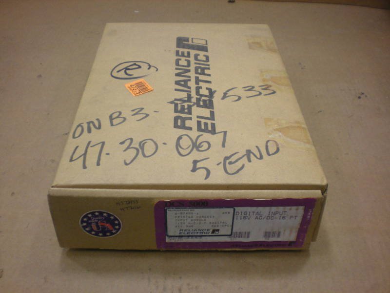1 NIB RELIANCE ELECTRIC 0-57400-1 0574001 INPUT MODULE