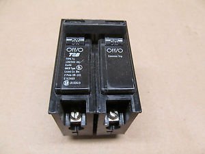 1 THOMAS & BETTS TB TB215 15 AMP 2 POLE 120/240 VAC CIRCUIT BREAKER 15A 2P