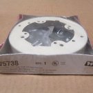 1 NIB WIREMOLD V5738 FIXTURE BOX SOLID BASE 4 3/4" DIAMETER
