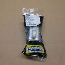 1 NIB HUBBELL CS120I 20A 120/277VAC COMMERCIAL SWITCH SINGLE POLE IVORY