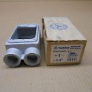 1 NIB APPLETON FSS-1-75 FSS175 3/4" UNILET IRON DEVICE BOX SHALLOW