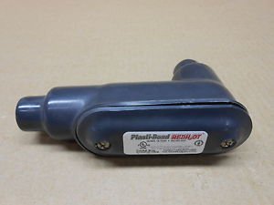 1 NEW ROB ROY PRLB17 1/2" CONDUIT BODY PVC COATED FORM 7 = LB17-G LB17
