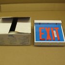 NIB VANEX VLXHTLR2LUS VLX EXIT SIGN CEILING MOUNT DOULBLE FACE VANDAL RESISTANT
