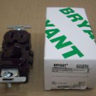 1 NIB BRYANT 6404BRN 15AMP 120VAC RECEPTACLE
