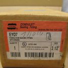 1 NIB CROUSE HINDS EYD7 2-1/2" SEALING FITTING WITH DRAIN FEMALE HAZARDOUS