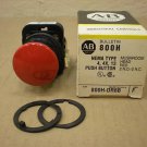 1 NIB ALLEN BRADLEY 800H-DR6B PUSHBUTTON 800HDR6B 2 NO - 2 NC MUSHROOM RED SER F