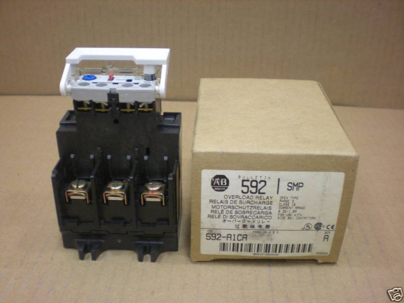 1 NIB ALLEN BRADLEY 592-A1CA 592A1CA OVERLOAD RELAY OPEN TYOE 0.32-1 AMP