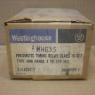 1 NIB WESTINGHOUSE HHG35 PNEUMATIC TIMING RELAY 1625717