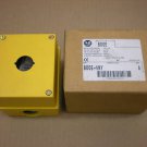 1 NIB ALLEN BRADLEY 800E-1MY METAL ENCLOSURE YELLOW