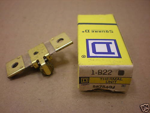 1 NIB SQUARE D B22 OVERLOAD RELAY THERMAL UNIT