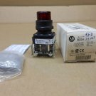 1 NIB ALLEN BRADLEY 800H-QRBH24R 800HQRBH24R ILLUMINATED PUSHBUTTON SERIES F