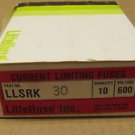 10 NIB LITTELFUSE LLSRK-30 LLSRK30 CURRENT LIMITING FUSE 600V 30 AMP BOX OF 10