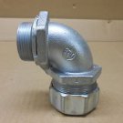 1 NEW THOMAS & BETTS 5255 1-1/4" LIQUIDTIGHT CONNECTOR 90 DEGREE EQUALS 4Q-9125