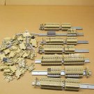 HUGE LOT OF WEIDERMULLER KDKS1/EN4 KDKS1EN4 TERMINAL BLOCKS W/ 7 DIN RAILS 500V