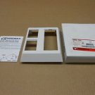 1 NIB WIREMOLD 5007C-2WH 5007C2WH DEEP DEVICE PLATE WHITE