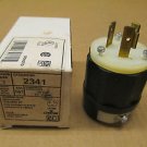 1 NIB LEVITON 2341 LOCKING PLUG 20 AMP 480 VAC BLACK
