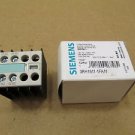 1 NIB SIEMENS 3RH1911-1FA11 3RH19111FA11 AUXILIARY SWITCH BLOCK 1 NO / 1 NC 690V