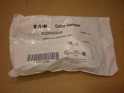 1 NIB CUTLER HAMMER E22HV33X38 INDICATING LIGHT