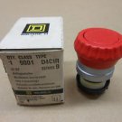 1 NIB SQUARE D 9001-D4C1R 9001D4C1R MUSHROOM TURN TO RESET SERIES B