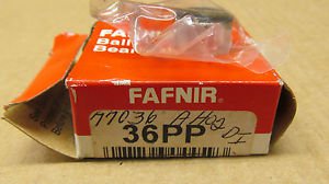 1 NIB FAFNIR 36PP BALL BEARINGS 36 PP, 6MM BORE, 19MM OD, 10MM WIDTH, DBL SEAL