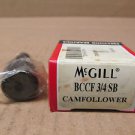 1 NIB MCGILL BCCF-3/4-SB BCCF3/4SB BCCF34SB CAMFOLLOWER NEEDLE ROLLER BEARING