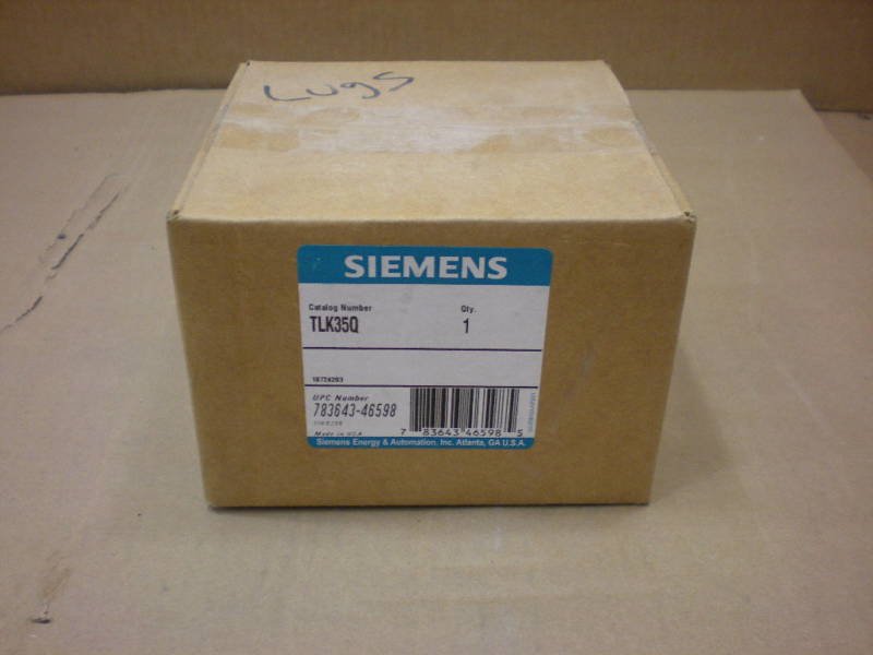 1 NIB SIEMENS TLK35Q TRANS LUG KIT
